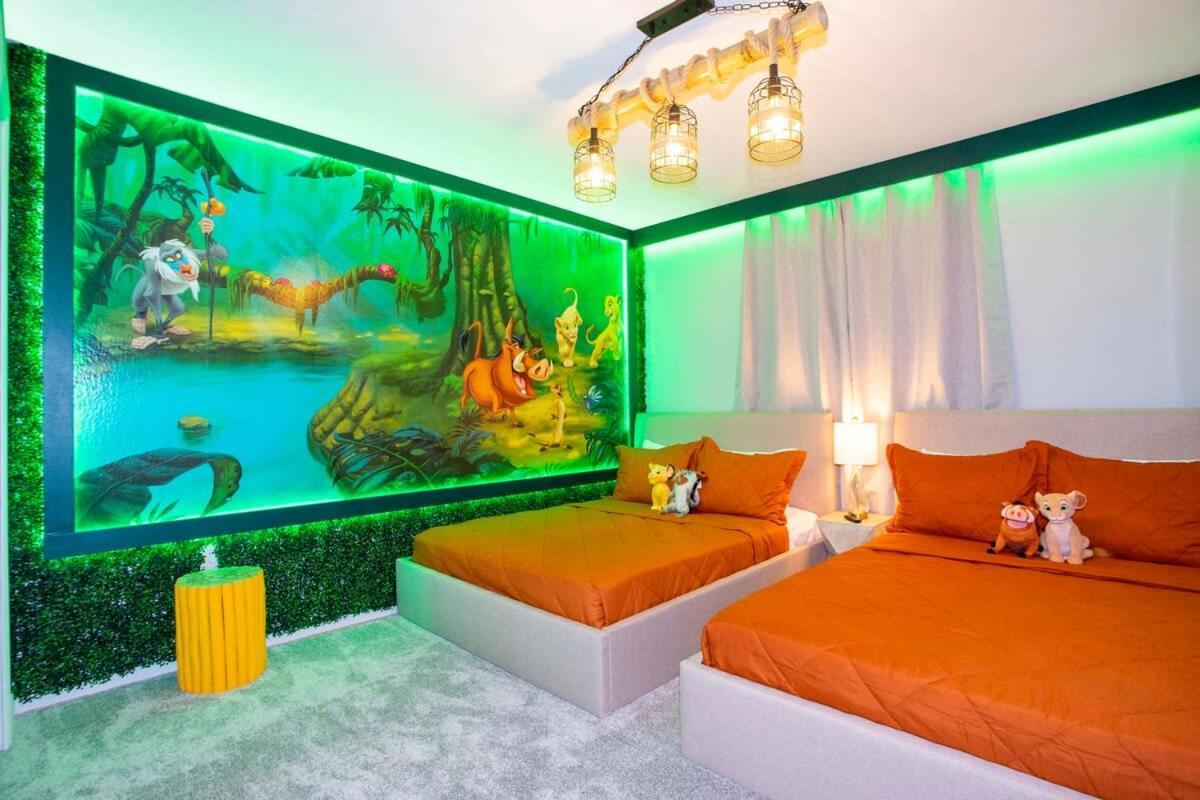 Gorgeous 4Bd W/ Pool Close To Disney @ Storey Lake 4289 キシミー エクステリア 写真